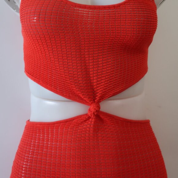 Womens Solid & Striped X Sloane Stephens Bailey Waist Cut-Out Crochet Dress S - Picture 8 of 15